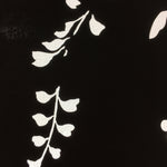 Antique Japanese Katagami Kimono Stencil Katazome Flower Leaf Design C583