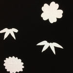 Antique Japanese Katagami Kimono Stencil Katazome Flower Leaf Design C583