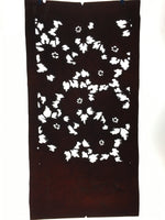 Antique Japanese Katagami Kimono Stencil Katazome Flower Leaf Shapes Meiji C331