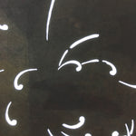 Antique Japanese Katagami Kimono Stencil Katazome Flower Petal Design C603