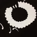 Antique Japanese Katagami Kimono Stencil Katazome Flower Petal Design C603