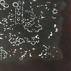 Antique Japanese Katagami Kimono Stencil Katazome Flowers And Leaves C787