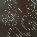 Antique Japanese Katagami Kimono Stencil Katazome Graphic Floral Design C621