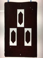 Antique Japanese Katagami Kimono Stencil Katazome Hexagon C754