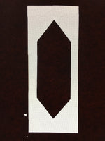 Antique Japanese Katagami Kimono Stencil Katazome Hexagon C754