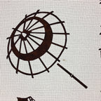 Antique Japanese Katagami Kimono Stencil Katazome Kanji Shop Information C709
