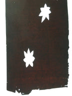 Antique Japanese Katagami Kimono Stencil Katazome Leaf Autumn Maple C765