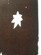 Antique Japanese Katagami Kimono Stencil Katazome Leaf Autumn Maple C765