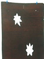 Antique Japanese Katagami Kimono Stencil Katazome Leaf Autumn Maple C766