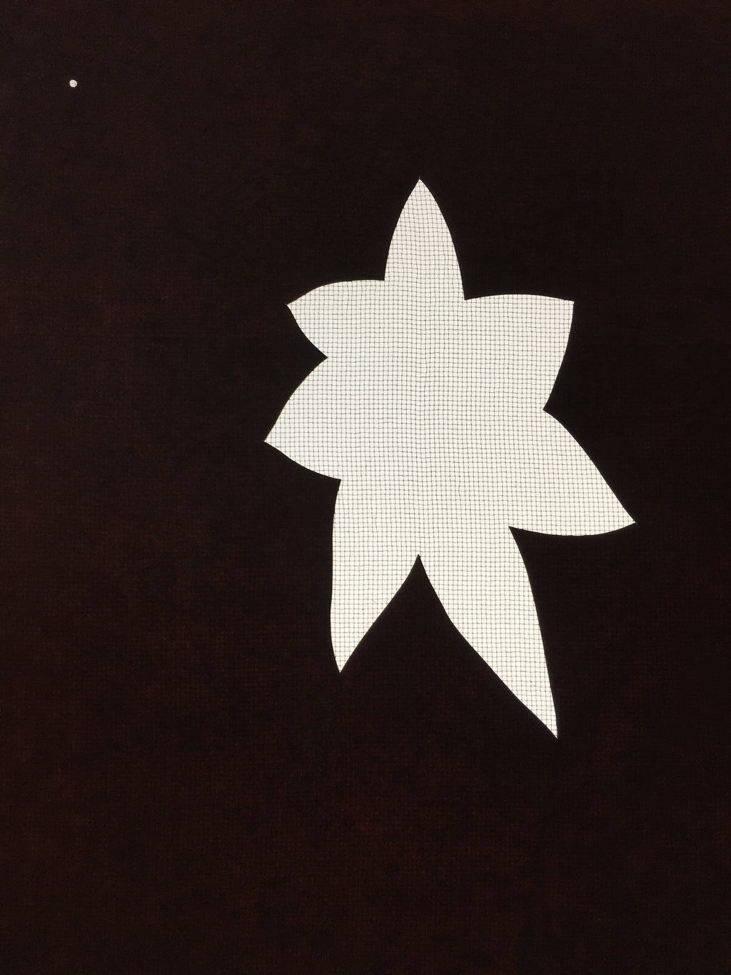 Antique Japanese Katagami Kimono Stencil Katazome Leaf Autumn Maple C766