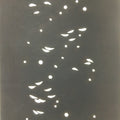 Antique Japanese Katagami Kimono Stencil Katazome Leaf Petal Dot Design C559