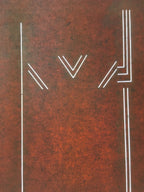 Antique Japanese Katagami Kimono Stencil Katazome Line Abstract C755