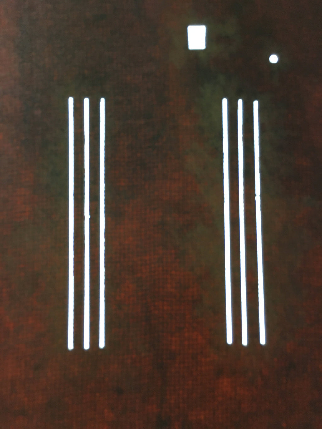 Antique Japanese Katagami Kimono Stencil Katazome Line Abstract C756