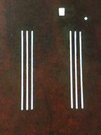 Antique Japanese Katagami Kimono Stencil Katazome Line Abstract C756
