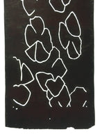 Antique Japanese Katagami Kimono Stencil Katazome Line Abstract C763