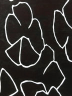 Antique Japanese Katagami Kimono Stencil Katazome Line Abstract C763