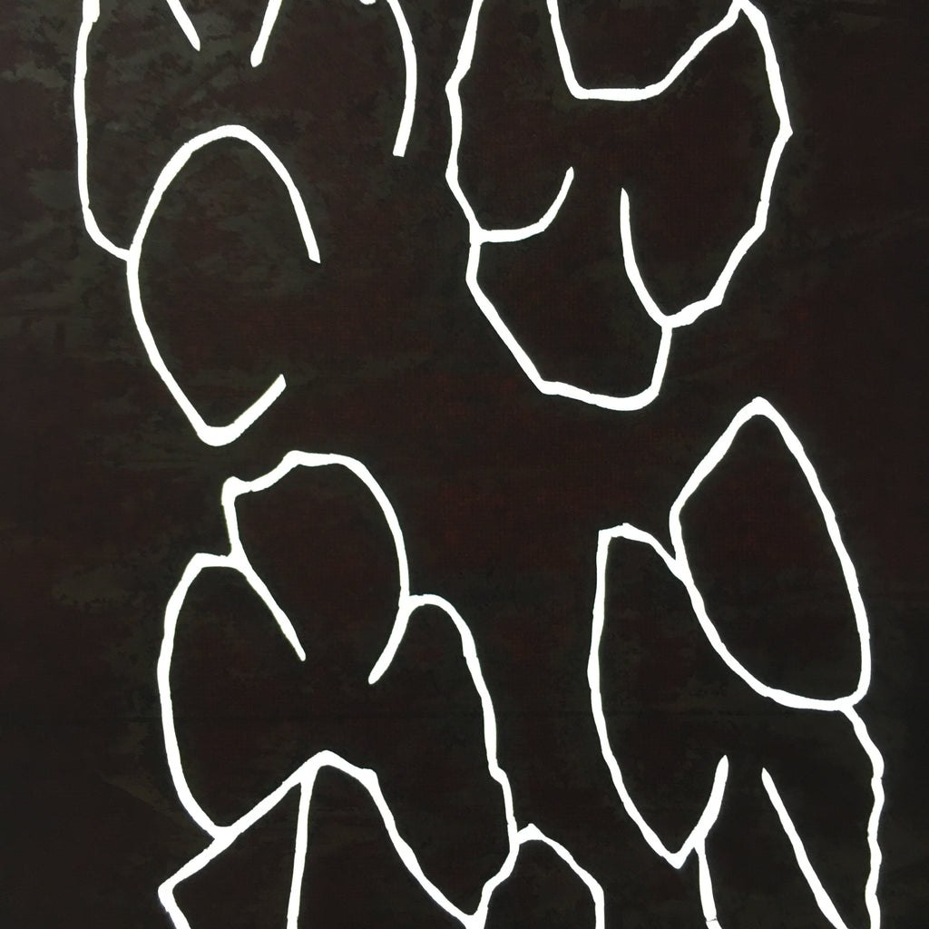 Antique Japanese Katagami Kimono Stencil Katazome Line Abstract C763