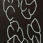 Antique Japanese Katagami Kimono Stencil Katazome Line Abstract C763