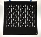 Antique Japanese Katagami Kimono Stencil Katazome Meiji Abstract Design 4Y282