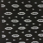 Antique Japanese Katagami Kimono Stencil Katazome Meiji Abstract Design 4Y338