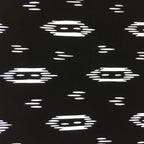 Antique Japanese Katagami Kimono Stencil Katazome Meiji Abstract Design 4Y338