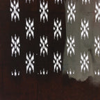 Antique Japanese Katagami Kimono Stencil Katazome Meiji Abstract Design 4Y342