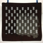 Antique Japanese Katagami Kimono Stencil Katazome Meiji Abstract Design 4Y342