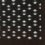 Antique Japanese Katagami Kimono Stencil Katazome Meiji Abstract Design 4Y354