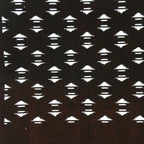 Antique Japanese Katagami Kimono Stencil Katazome Meiji Abstract Design 4Y354