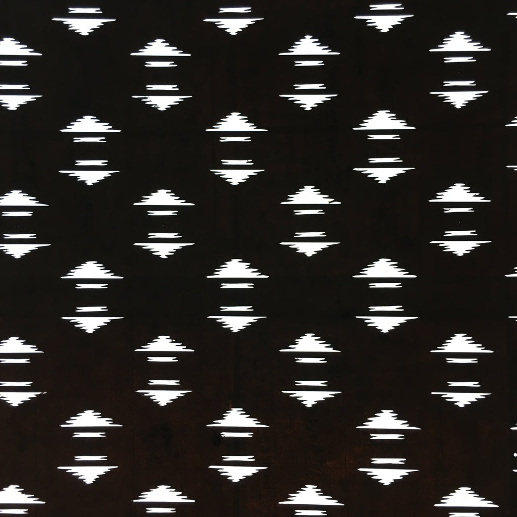 Antique Japanese Katagami Kimono Stencil Katazome Meiji Abstract Design 4Y354