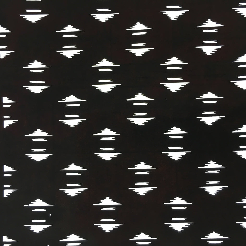 Antique Japanese Katagami Kimono Stencil Katazome Meiji Abstract Design 4Y357