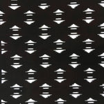 Antique Japanese Katagami Kimono Stencil Katazome Meiji Abstract Design 4Y357