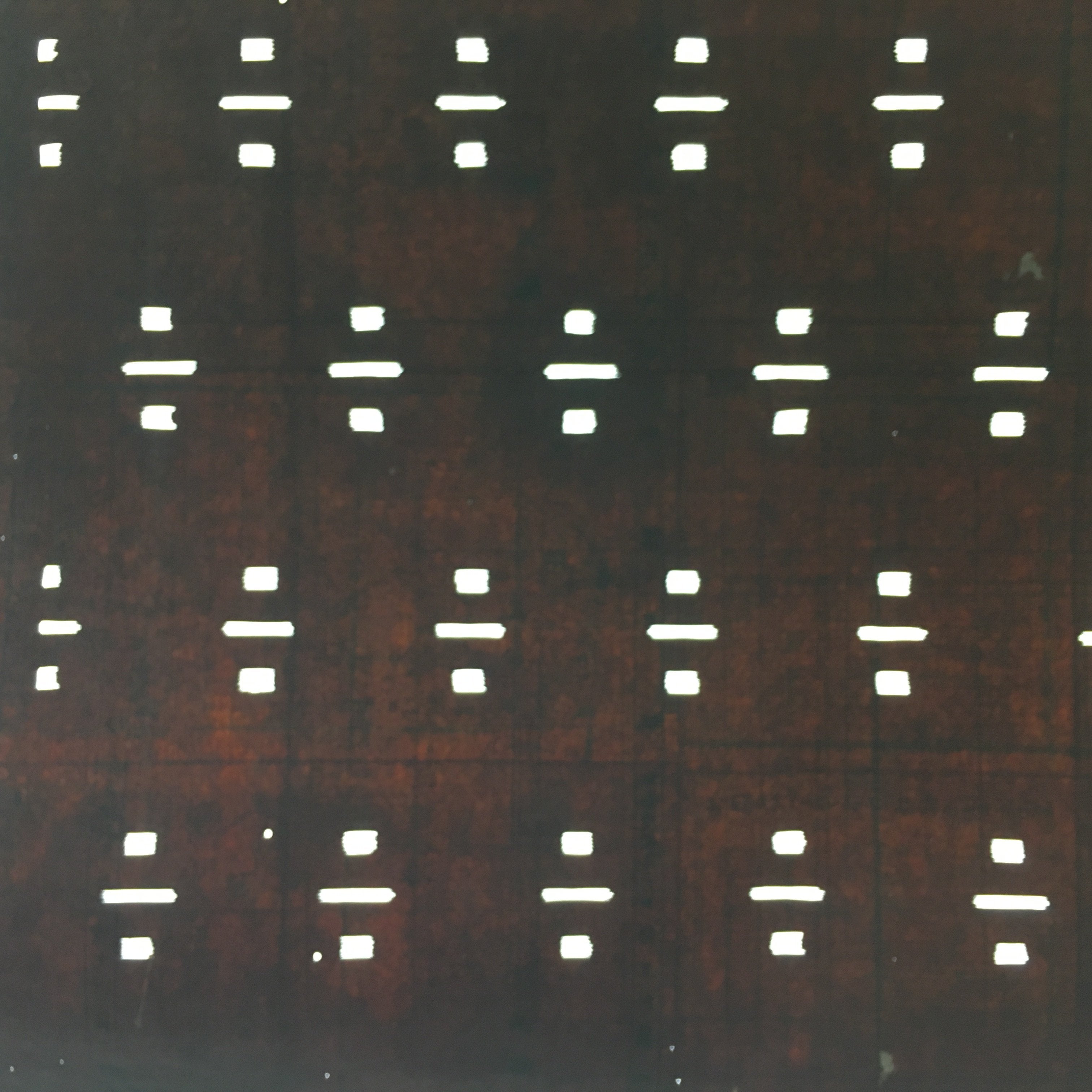 Antique Japanese Katagami Kimono Stencil Katazome Meiji Abstract Design 4Y359