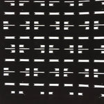 Antique Japanese Katagami Kimono Stencil Katazome Meiji Abstract Design 4Y361