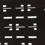 Antique Japanese Katagami Kimono Stencil Katazome Meiji Abstract Design 4Y361