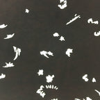 Antique Japanese Katagami Kimono Stencil Katazome Meiji Abstract Design 4Y388