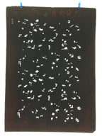 Antique Japanese Katagami Kimono Stencil Katazome Meiji Abstract Design 4Y388