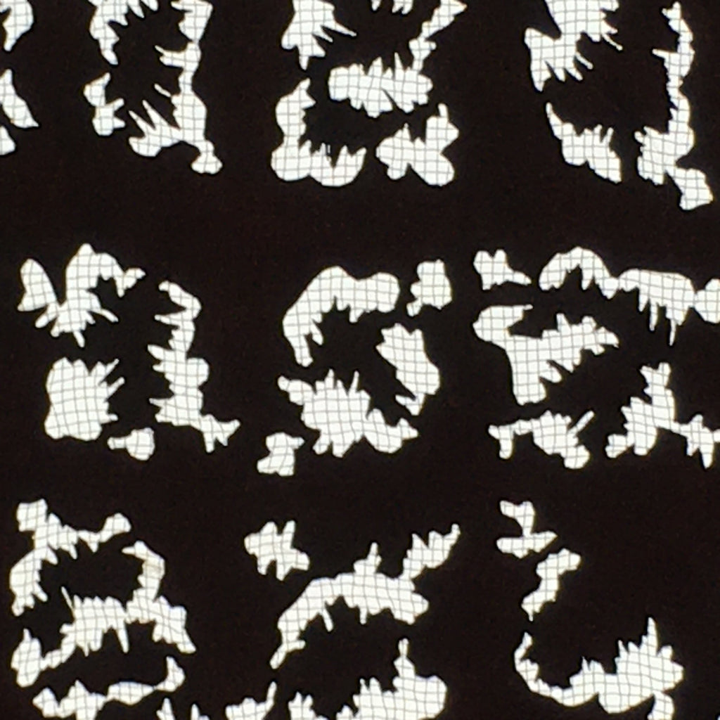 Antique Japanese Katagami Kimono Stencil Katazome Meiji Abstract Design 4Y415
