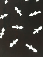 Antique Japanese Katagami Kimono Stencil Katazome Meiji Abstract Design C437