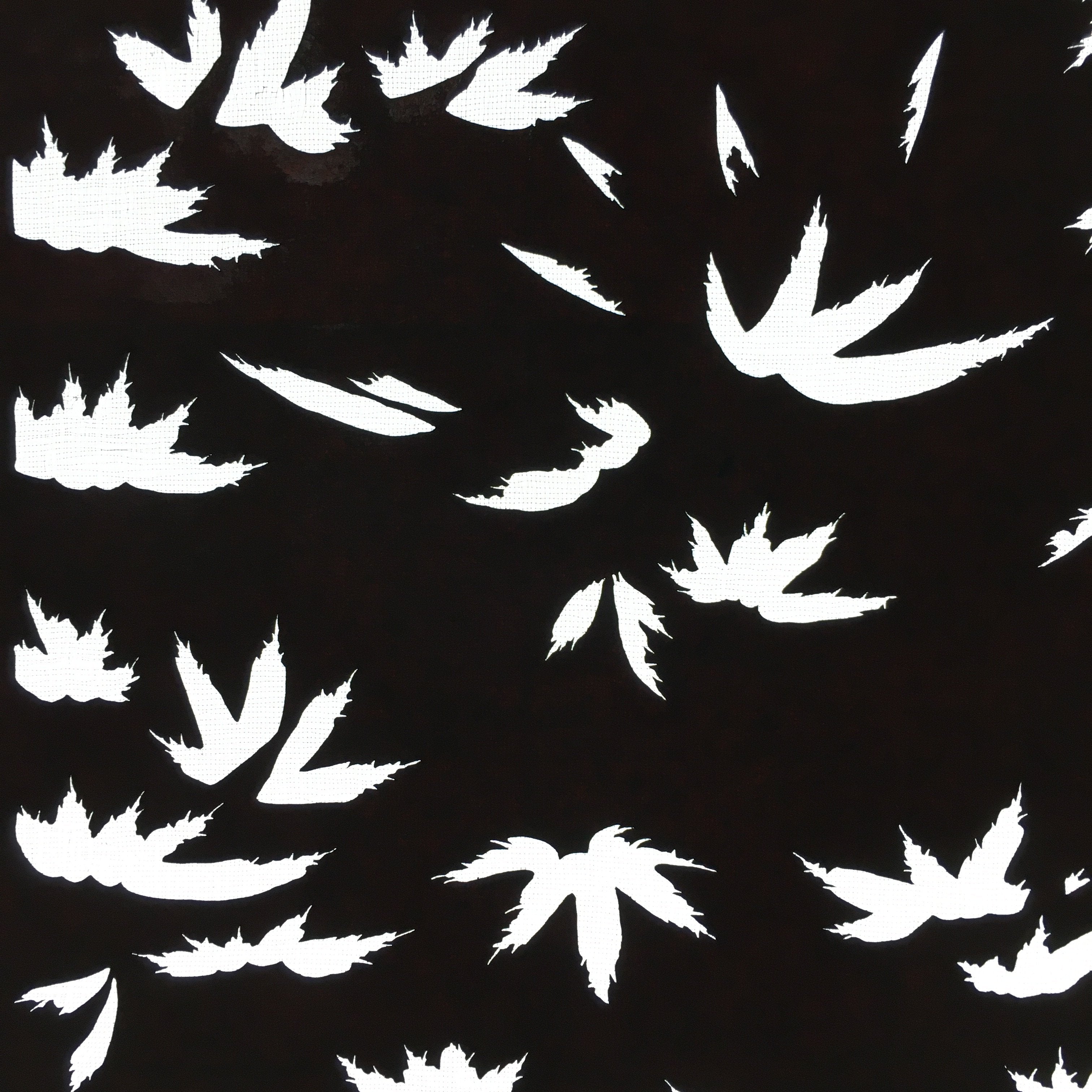 Antique Japanese Katagami Kimono Stencil Katazome Meiji Bamboo Design 4Y376