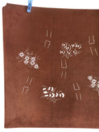 Antique Japanese Katagami Kimono Stencil Katazome Meiji Bamboo Design 4Y447