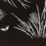 Antique Japanese Katagami Kimono Stencil Katazome Meiji Butterfly Design 4Y334