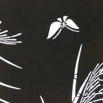 Antique Japanese Katagami Kimono Stencil Katazome Meiji Butterfly Design 4Y334
