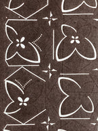 Antique Japanese Katagami Kimono Stencil Katazome Meiji Butterfly Design 4Y433