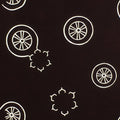 Antique Japanese Katagami Kimono Stencil Katazome Meiji Cart Wheel Design 4Y426