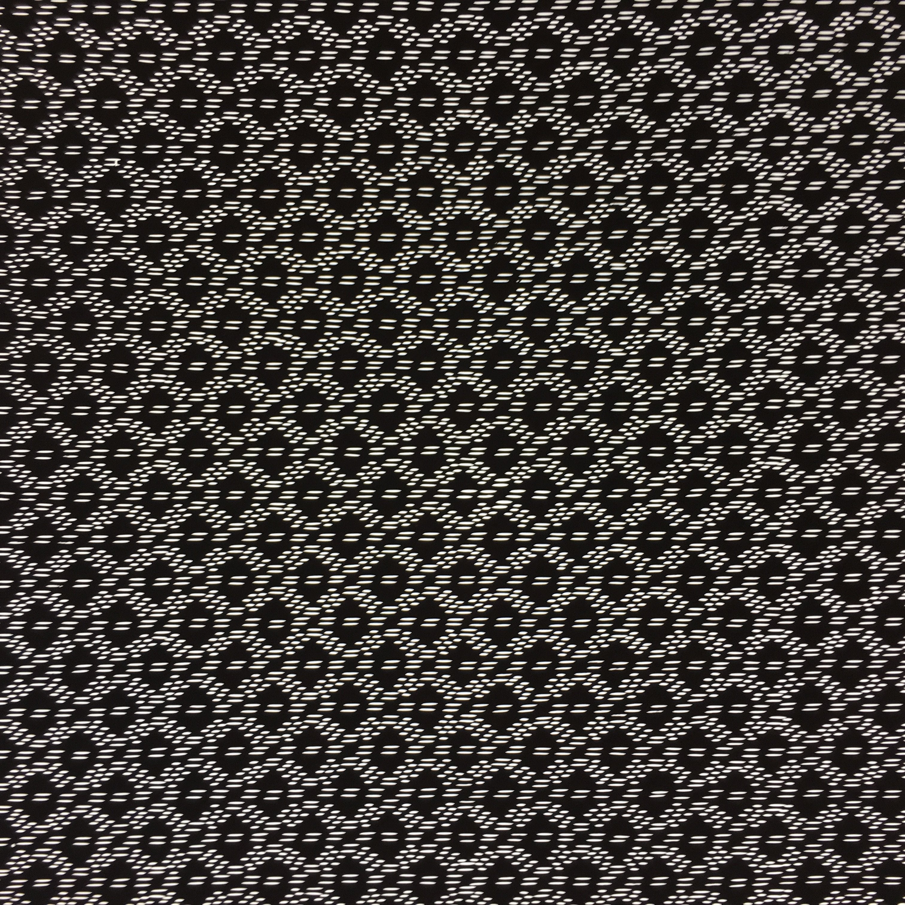 Antique Japanese Katagami Kimono Stencil Katazome Meiji Diamond Dot Design 4Y336