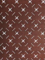 Antique Japanese Katagami Kimono Stencil Katazome Meiji Dot Line Design 4Y454