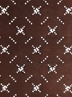Antique Japanese Katagami Kimono Stencil Katazome Meiji Dot Line Design 4Y454