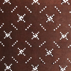 Antique Japanese Katagami Kimono Stencil Katazome Meiji Dot Line Design 4Y454