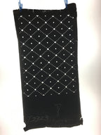 Antique Japanese Katagami Kimono Stencil Katazome Meiji Dot Rhombus Plaid C384
